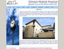 Tablet Screenshot of gilmore-medical.com